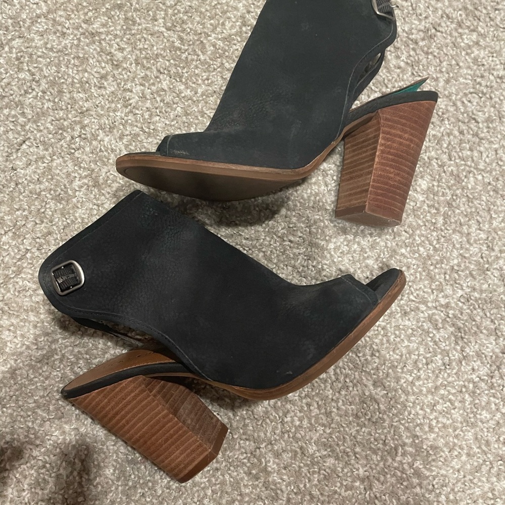 Lucky brand block boot heel size 7.5